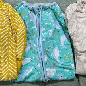 Shark soirée 3-6 month LS zippie